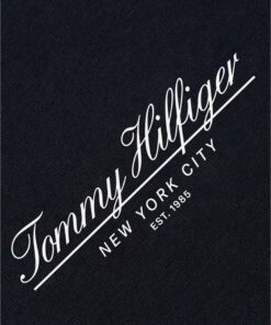 Tommy Hilfiger Brand Love Small Script Tee Desert Sky