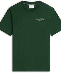 Tommy Hilfiger Brand Love Small Script Tee Nocturnal Green