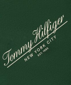 Tommy Hilfiger Brand Love Small Script Tee Nocturnal Green