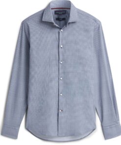 Tommy Hilfiger Perf Poplin Mini Print Carbon Navy