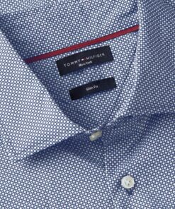 Tommy Hilfiger Perf Poplin Mini Print Carbon Navy