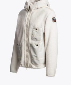 Parajumpers Sundre Hooded Fleece Warm Ivory