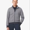 Lacoste Paris Zip Up Jacquard Track Jacket Light Grey / Dark Grey