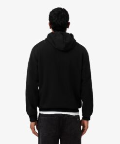 Lacoste Fleece Hoodie Black