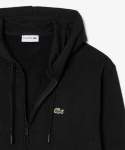 Lacoste Fleece Hoodie Black