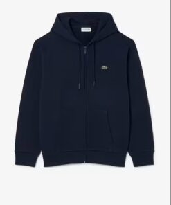 Lacoste Fleece Hoodie Midnight Blue