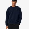 Lacoste Cotton Fleece Sweatshirt Midnight Blue