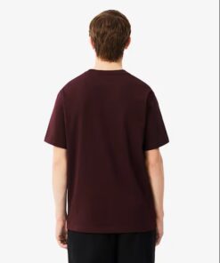 Lacoste Cotton T-shirt Dark Burgundy