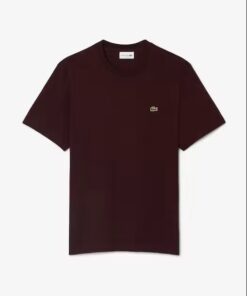 Lacoste Cotton T-shirt Dark Burgundy