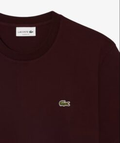 Lacoste Cotton T-shirt Dark Burgundy
