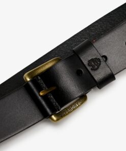 Superdry Classic Leather Belt Black