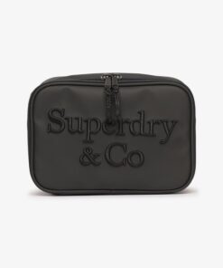 Superdry Travel Wash Bag Black