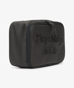 Superdry Travel Wash Bag Black